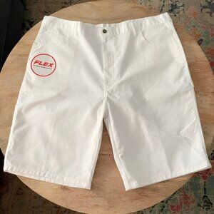 NEW 42 Men's Dickies 11" White Flex Twill Carpenter Shorts